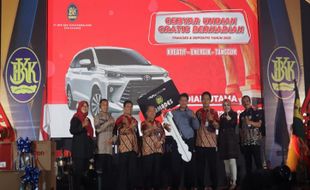 UPK DAPM Kalijambe Sragen Dapat Hadiah Mobil Avanza dari BKK Karangmalang