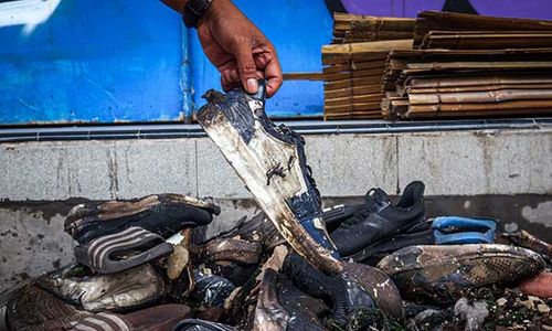 Ludes, Begini Kondisi Toko Sepatu dan Sandal di Coyudan Solo Pascakebakaran