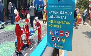 Desa Jati Karanganyar Maju Lomba Kampung Tertib Lalu Lintas Tingkat Nasional