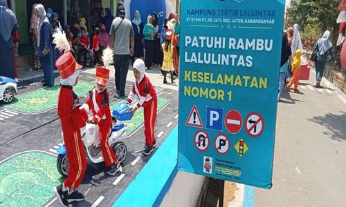 Desa Jati Karanganyar Maju Lomba Kampung Tertib Lalu Lintas Tingkat Nasional