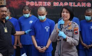 Polres Magelang Kota Bekuk Pelaku Pengeroyokan di Angkringan, 3 Orang Buron