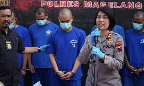 Polres Magelang Kota Bekuk Pelaku Pengeroyokan di Angkringan, 3 Orang Buron