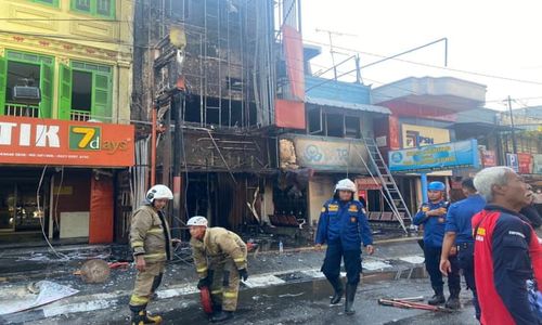 Ruko Lantai 3 di Pusat Kota Semarang Terbakar, Tak Ada Korban Jiwa