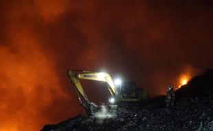 TPA Jatibarang Semarang Kebakaran, Ini Kendala yang Dihadapi Damkar dan Relawan