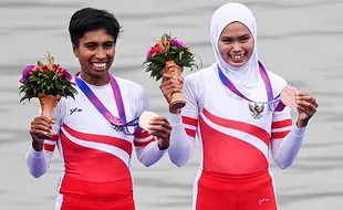 Atlet Dayung Putri Indonesia Sumbang Medali Pertama Asian Games Hangzhou