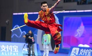 Atlet Wushu Harris Horatius Sumbang Medali Emas Ketiga Indonesia di Asian Games