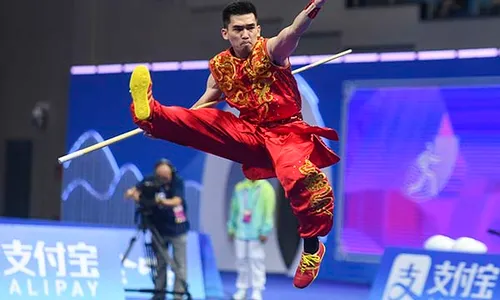 Atlet Wushu Harris Horatius Sumbang Medali Emas Ketiga Indonesia di Asian Games