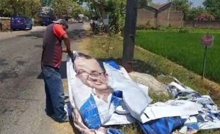 Kader Partai Demokrat Meradang, Baliho Anies Baswedan di Karanganyar Dibuang