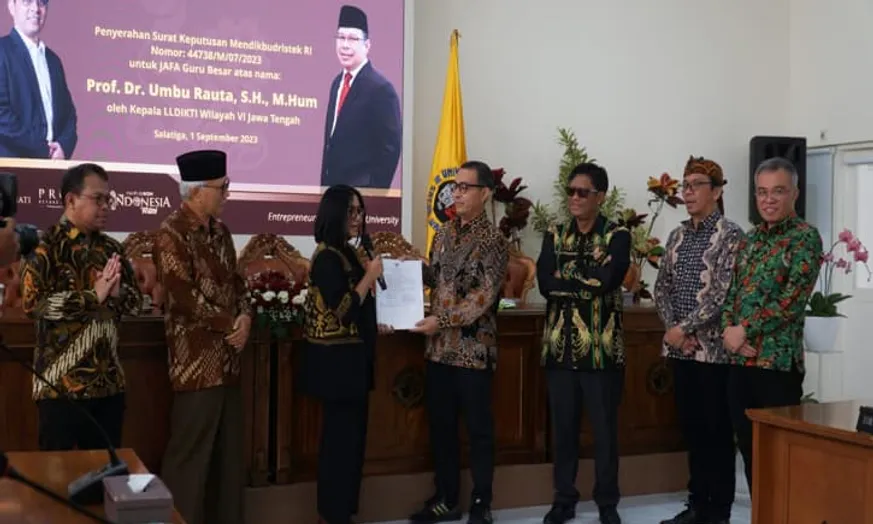 UKSW Kota Salatiga Tambah Guru Besar Lagi, Kali Ini di Bidang Ilmu Hukum