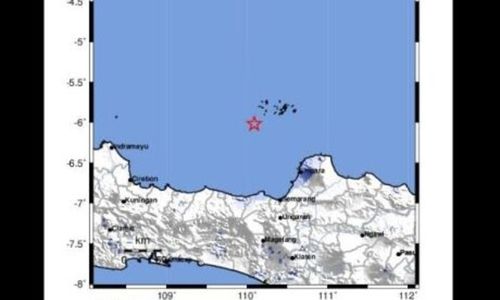 Gempa M 5,1 Laut Jawa Dekat Jepara akibat Aktivitas Lempeng Indo-Australia