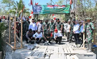 TMMD Sengkuyung III Kodim 0726/Sukoharjo Bangun Jembatan untuk Warga Celep