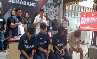 Bacok Pemuda, 4 Anggota Geng di Semarang Diciduk Polisi