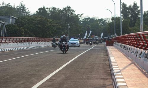 Jembatan Jurug B Dilengkapi Peredam Gempa Konstruksi