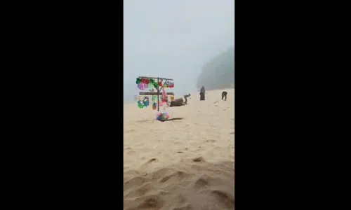 Muncul Fenomena Aneh di Pantai Gunungkidul, Gelap saat Siang Hari