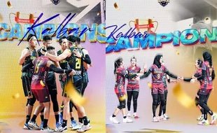 Perjalanan Tim Kalimantan Barat Kawinkan Juara Turnamen Voli Kapolri Cup 2023