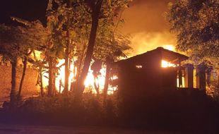 Sedih! Rumah di Simo Boyolali Terbakar saat Seluruh Penghuni Tertidur