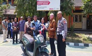 Astra Honda Motor Bikin Laboratorium Safety Riding di Brebes, Pertama di Jateng