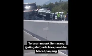 Daftar 6 Kendaraan Terlibat Kecelakaan Beruntun di Tol Ungaran-Semarang