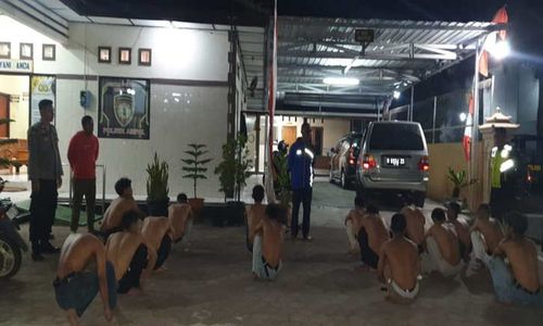 Diduga Hendak Tawuran, Belasan Pelajar Luar Kota Diamankan Polisi Boyolali