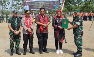 Disasar Program Karya Bakti Mandiri, Desa Boto Wonosari Klaten Bangun Jembatan