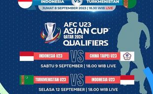 Tiket Nonton Kualifikasi Piala Asia U-23 di Solo Ludes, FIFA Matchday Masih Ada