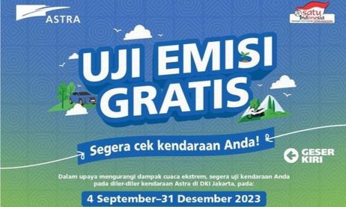 Catat, Ini 59 Lokasi Uji Emisi Gratis Pertamina dan Astra