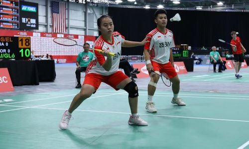 Hasil Kejuaraan Dunia BWF Beregu Campuran Junior 2023, Indonesia Menang Telak