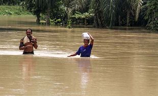 Diguyur Hujan Deras, 6 Kecamatan di Aceh Utara Terendam Banjir Luapan Sungai