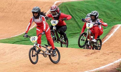 Atlet Sepeda BMX Putri Indonesia Sumbang Medali Emas & Perunggu di Asian Games