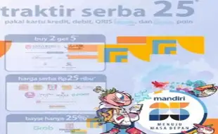 Daftar Lengkap Promo HUT Bank Mandiri Oktober 2023: Mulai KFC hingga Janji Jiwa