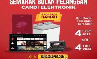 Ditutup Malam Ini! Modal Isi Survei 3 Menit, Berhadiah Kulkas dan TV 32 Inci