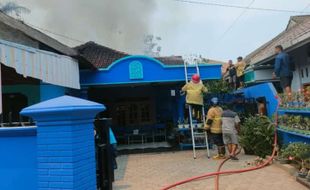 Ditinggal ke Jogja, Rumah Warga Kaliancar Selogiri Wonogiri Terbakar