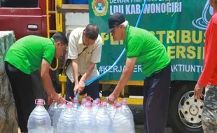 Kekeringan 2023, LDII Kirim Puluhan Ribu Liter Air Bersih di Soloraya & Jogja