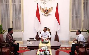 Momen Pertemuan Jokowi dan Syahrul Yasin Limpo di Istana Merdeka