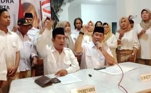 Partai Gerindra Solo Deklarasi Dukung Gibran Jadi Cawapres Prabowo Subianto