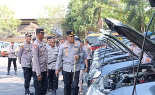 Kawal Pemilu 2024, Polres Wonogiri Gelar Latihan Pra-Operasi Mantap Brata Candi