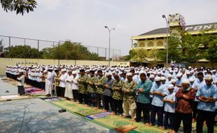 Minta Hujan Turun, Ponpes Al Mukmin Ngruki Sukoharjo Gelar Salat Istiqsa