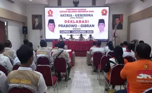 Giliran Satria Gerindra Jateng Deklarasi Dukung Prabowo-Gibran di Pilpres 2024