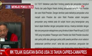 PSI Kecewa MK Tolak Uji Materi Batas Usia Capres-Cawapres Jadi 35 Tahun