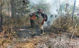 Hujan Deras Padamkan Titik Api di Gunung Merbabu