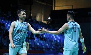 Melaju ke Semifinal Indonesia Masters, Fajar/Rian Terlalu Kuat bagi Bagas/Fikri