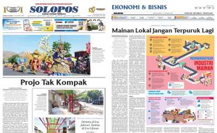 Solopos Hari Ini : Projo Tak Kompak