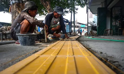 Pemkot Bangun Jalur Pedestrian Pasar Gede, Ini Saran Tim Advokasi Difabel Solo