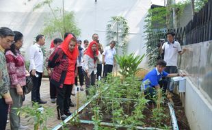 Resmikan Urban Farming di Sekolah Nusaputera, Mbak Ita Bangga Inovasi Pemuda