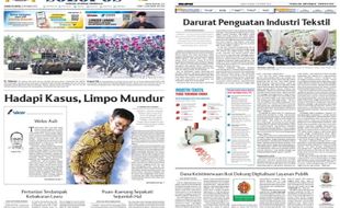 Solopos Hari Ini : Hadapi Kasus, Limpo Mundur