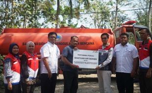 Respons Kekeringan Dampak Elnino, Pertamina Kirim Bantuan Air Bersih di Bantul