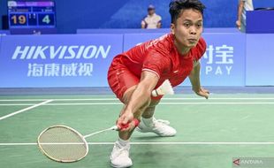 Hasil Bulu Tangkis Perorangan Asian Games 2023: Ginting Menang Cukup Mudah