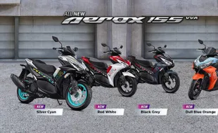 All New Aerox 155 Tampil Baru, Harga Mulai Rp27,1 Jutaan