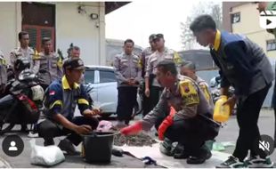 Bhabinkamtibmas Polres Magelang Kota Dilatih Mengolah Sampah