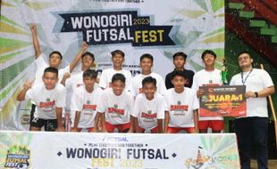 Wonogiri Futsal Fest 2023 Sukses Digelar, Ini Daftar Para Juara